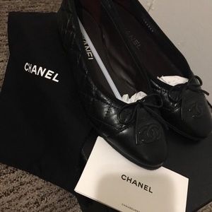 Chanel Quilted Ballerina Flats